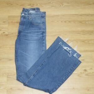 AG Adriano Goldschmied Contour 360 Alexis Boot High Rise Size 29 Raw Hem